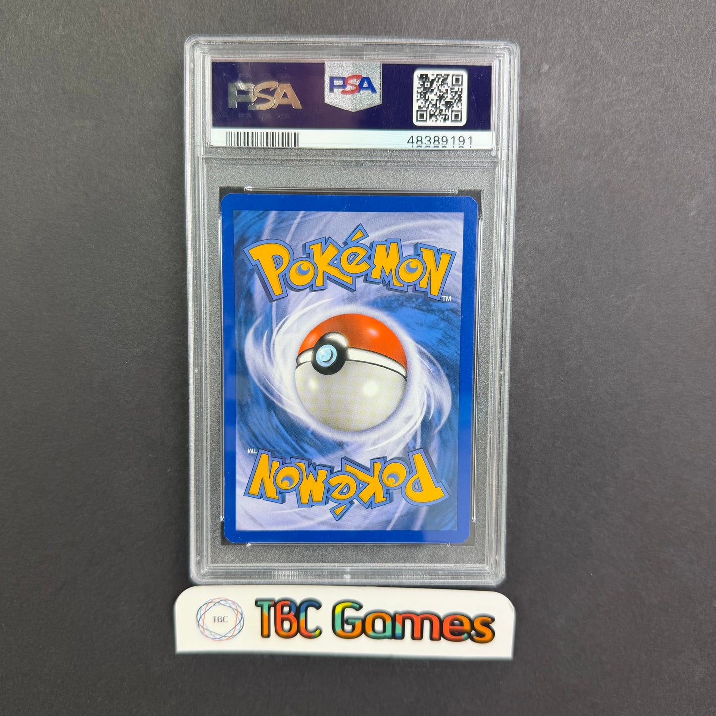 Entei Cracked Ice Holo Pokemon Diamond & Pearl Secret Wonders #4 PSA 9 Back