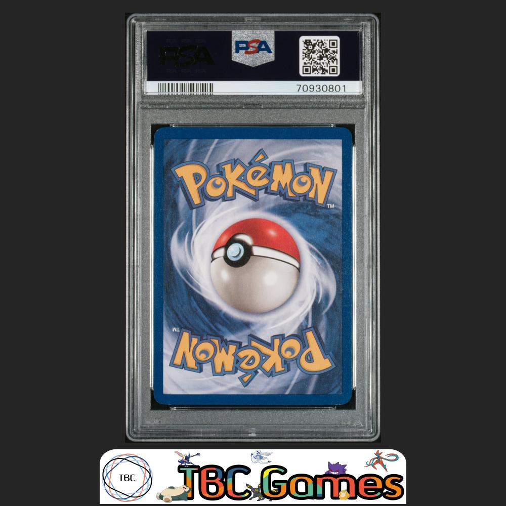 Dark Charizard Team Rocket 1st Edition #21 PSA 8 Back