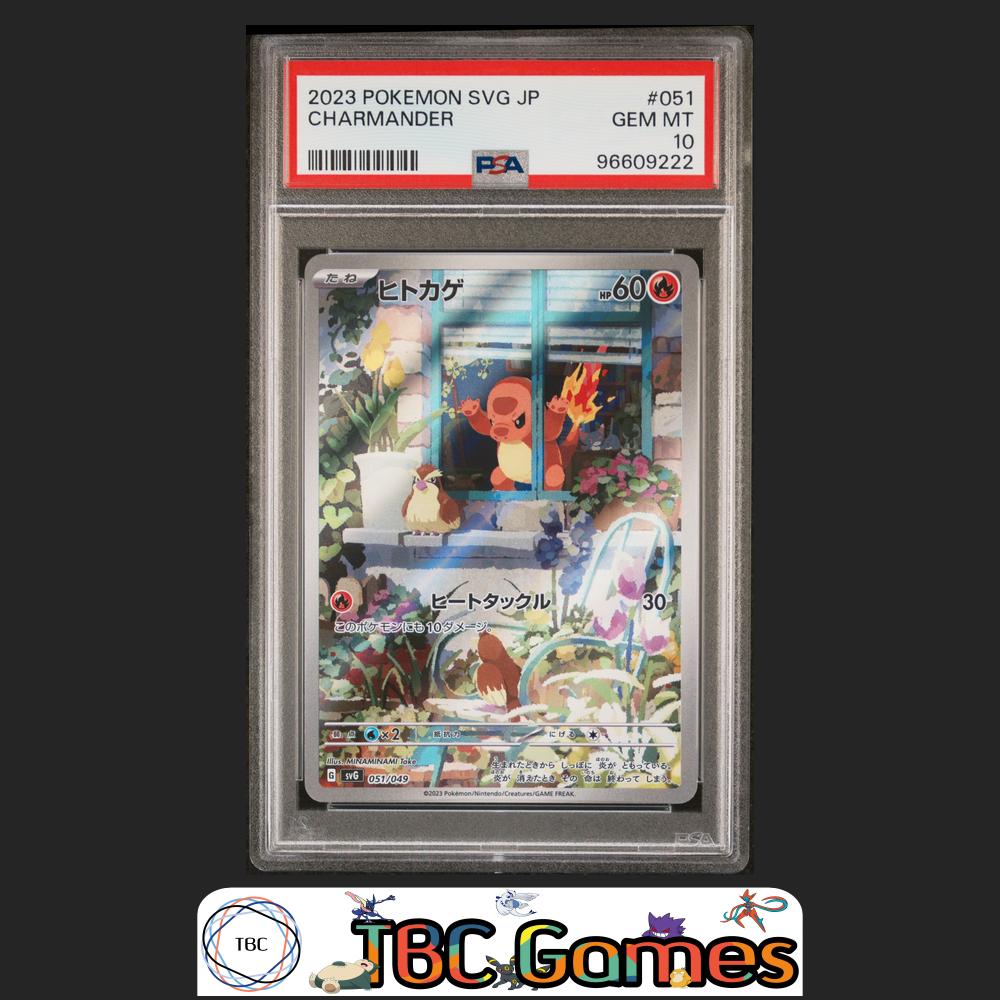 Charmander Japanese Svg #051 Charizard Special Deck PSA 10 – TBC Games