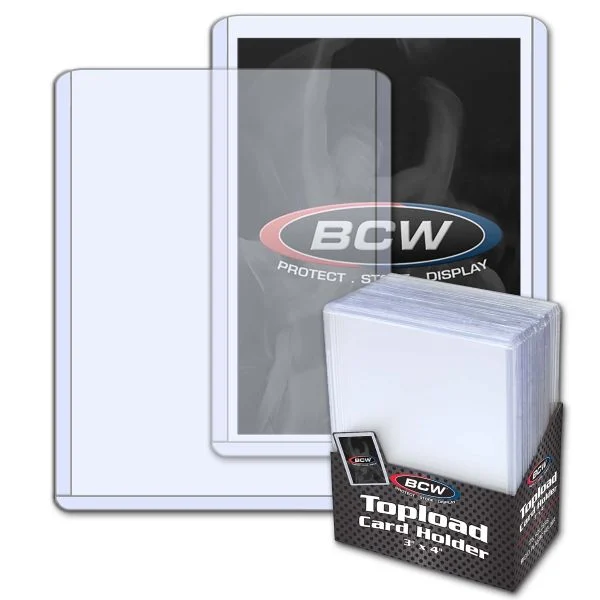 BCW: Toploader 3x4 Clear Standard (25)