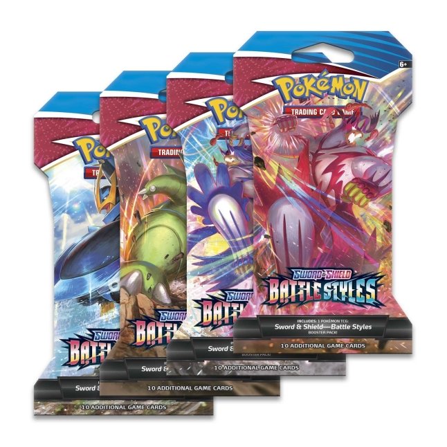 Pokémon TCG: Sword & Shield-Battle Styles Sleeved Booster Pack (10