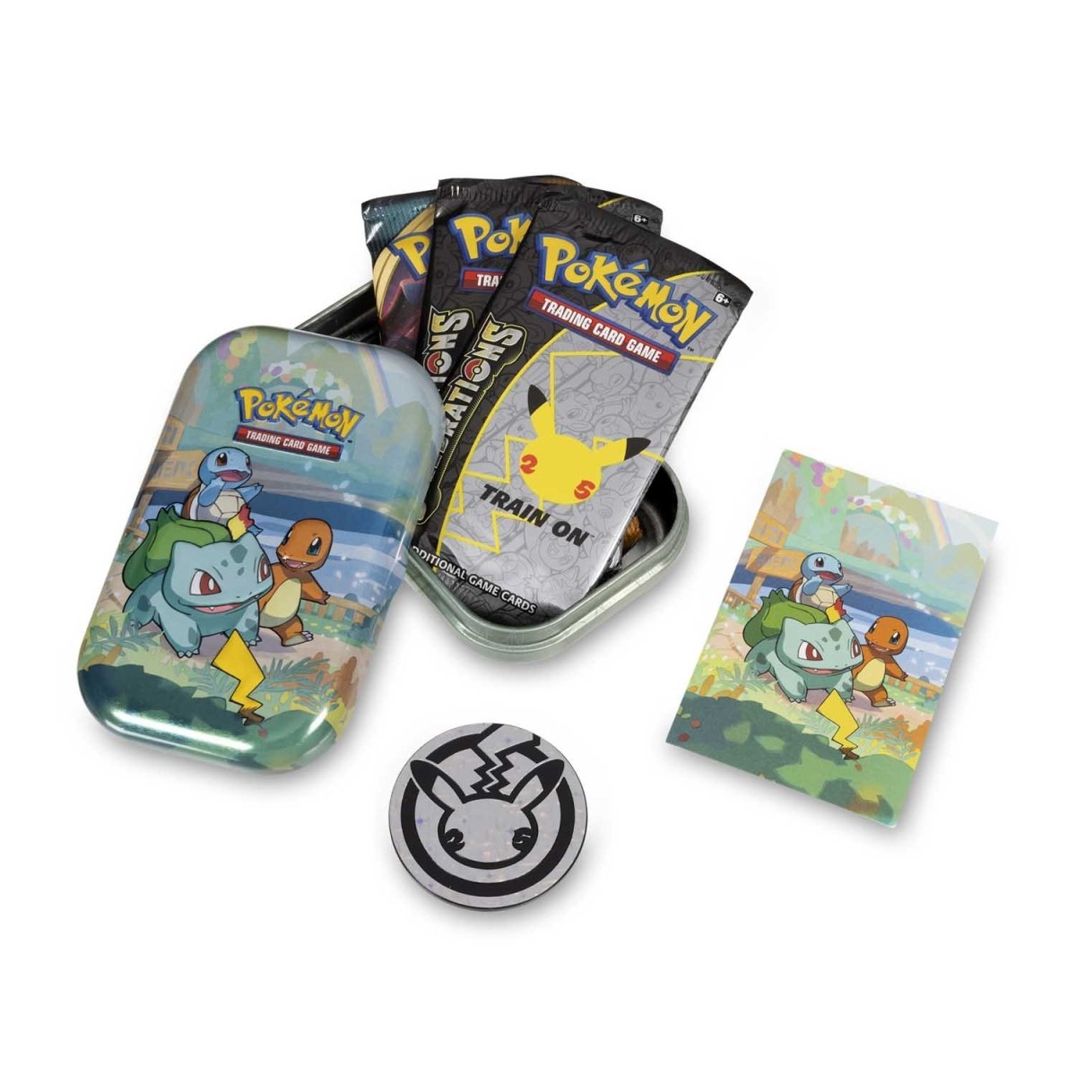 Pokemon TCG: Sword & Shield - Celebrations Mini Tin (Bulbasaur, Charmander & Squirtle)
