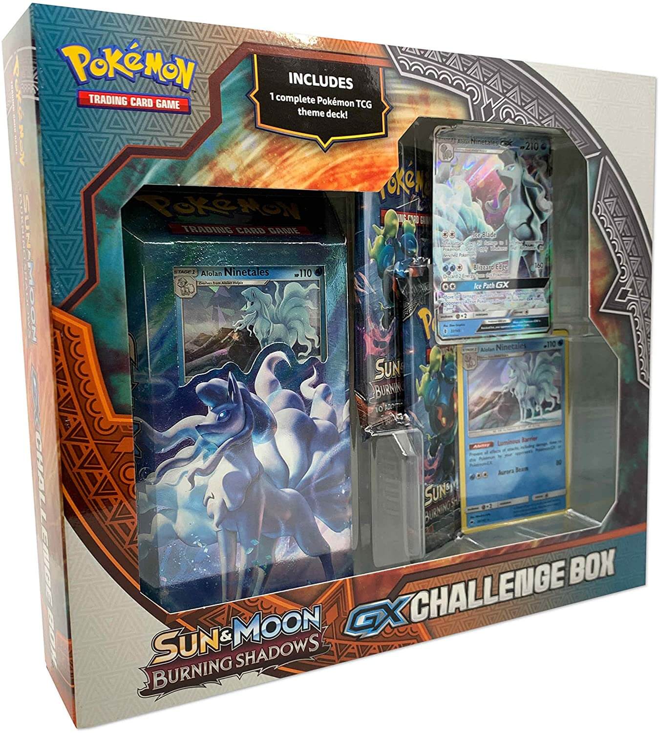 Pokemon TCG: Sun & Moon - Burning Shadows GX Challenge Box (Ninetales)