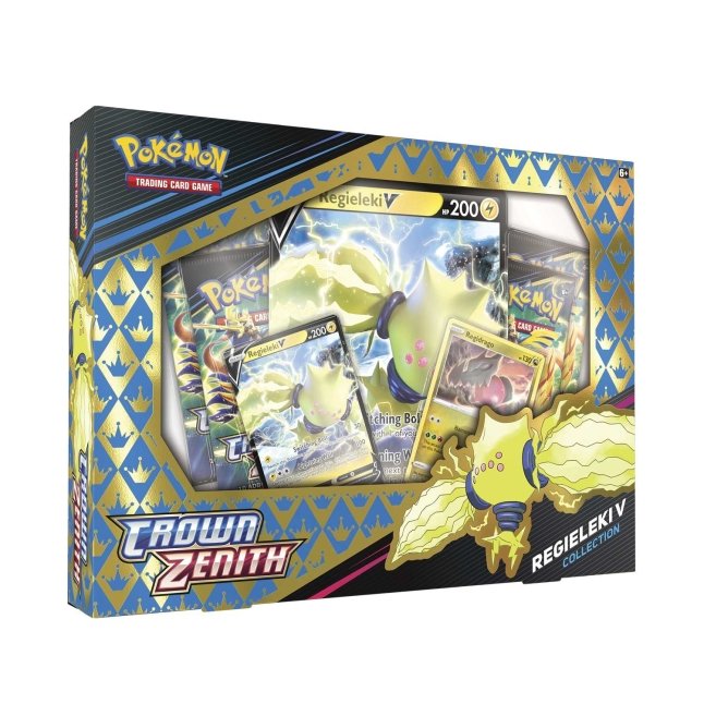 Pokemon TCG: Sword & Shield - Crown Zenith Collection Box (Regieleki) TBC Games Pokemon TCG: Sword & Shield - Crown Zenith Collection Box (Regieleki) TBC Games