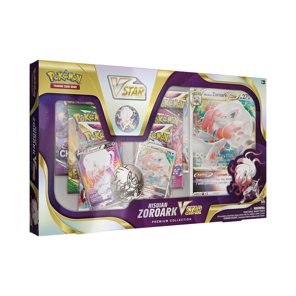 Pokemon TCG: Hisuian Zoroark VSTAR Premium Collection Box