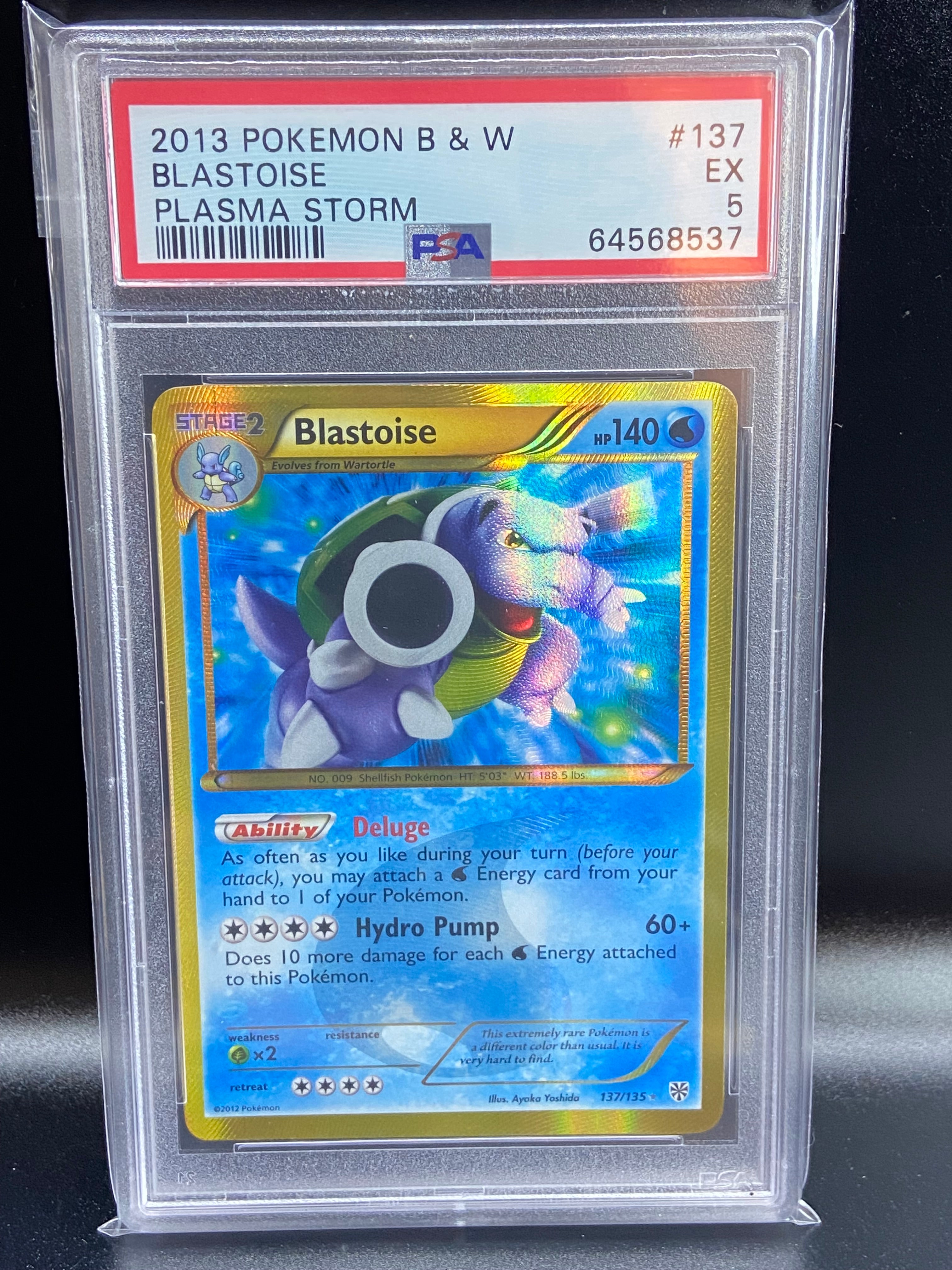 plasma storm rare cards Blastoise Plasma Storm Secret 137/135 PSA 5 – TBC Games