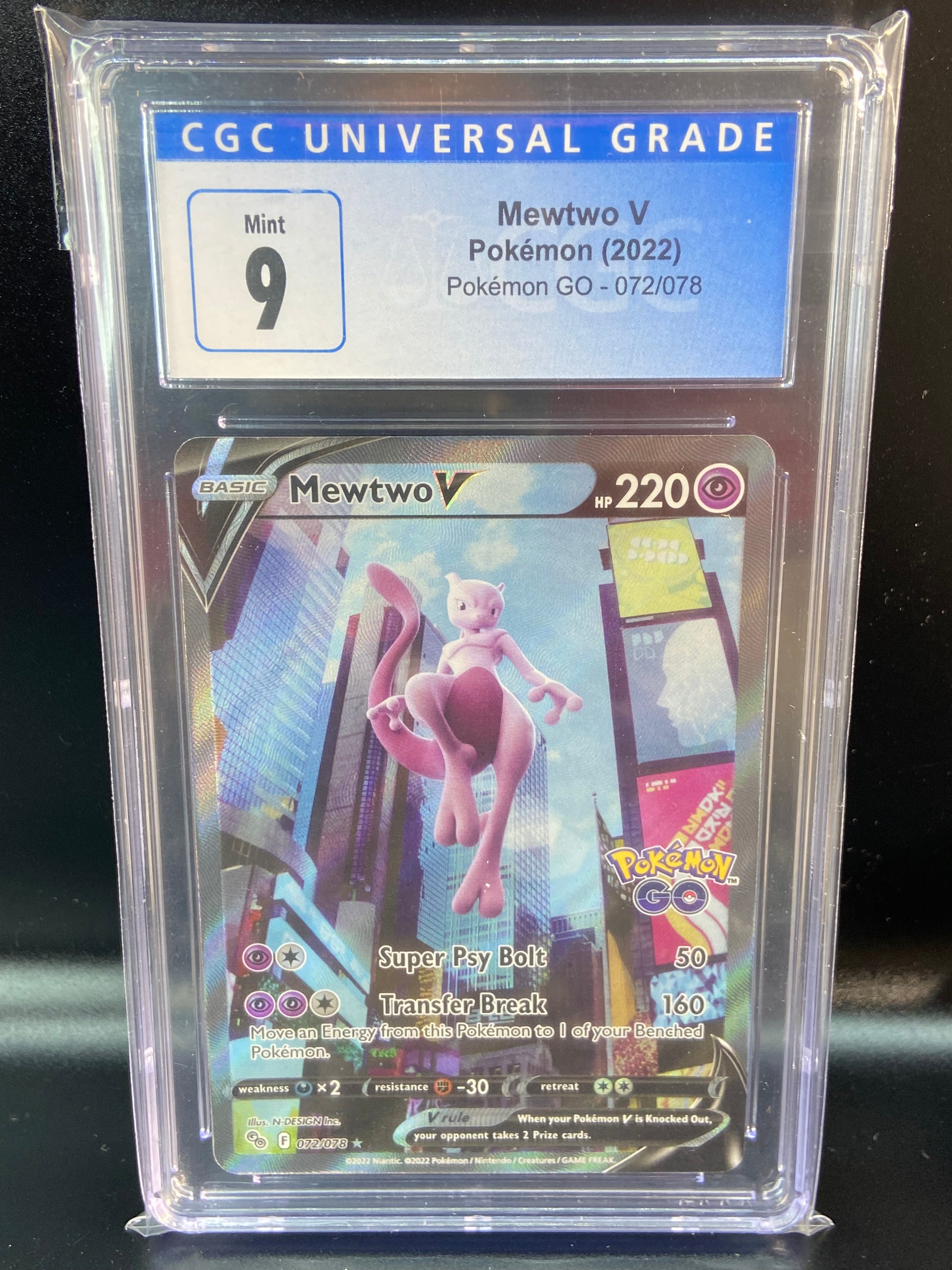 Mewtwo V (072/078) [Pokémon GO]