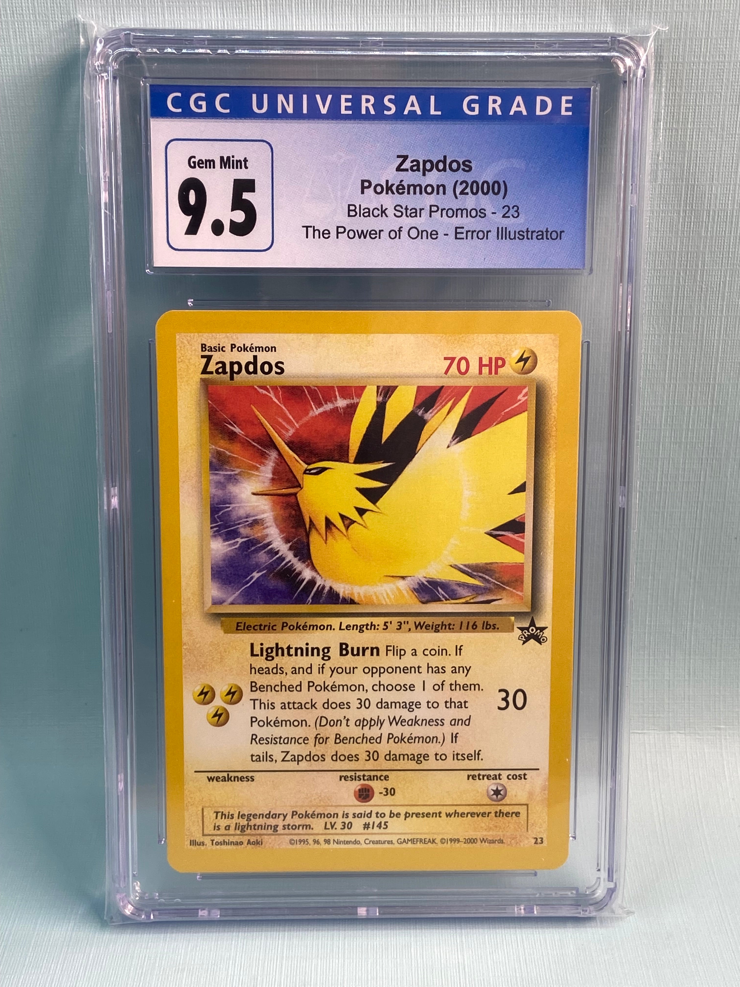 Zapdos (23) [Wizards of the Coast: Black Star Promos]