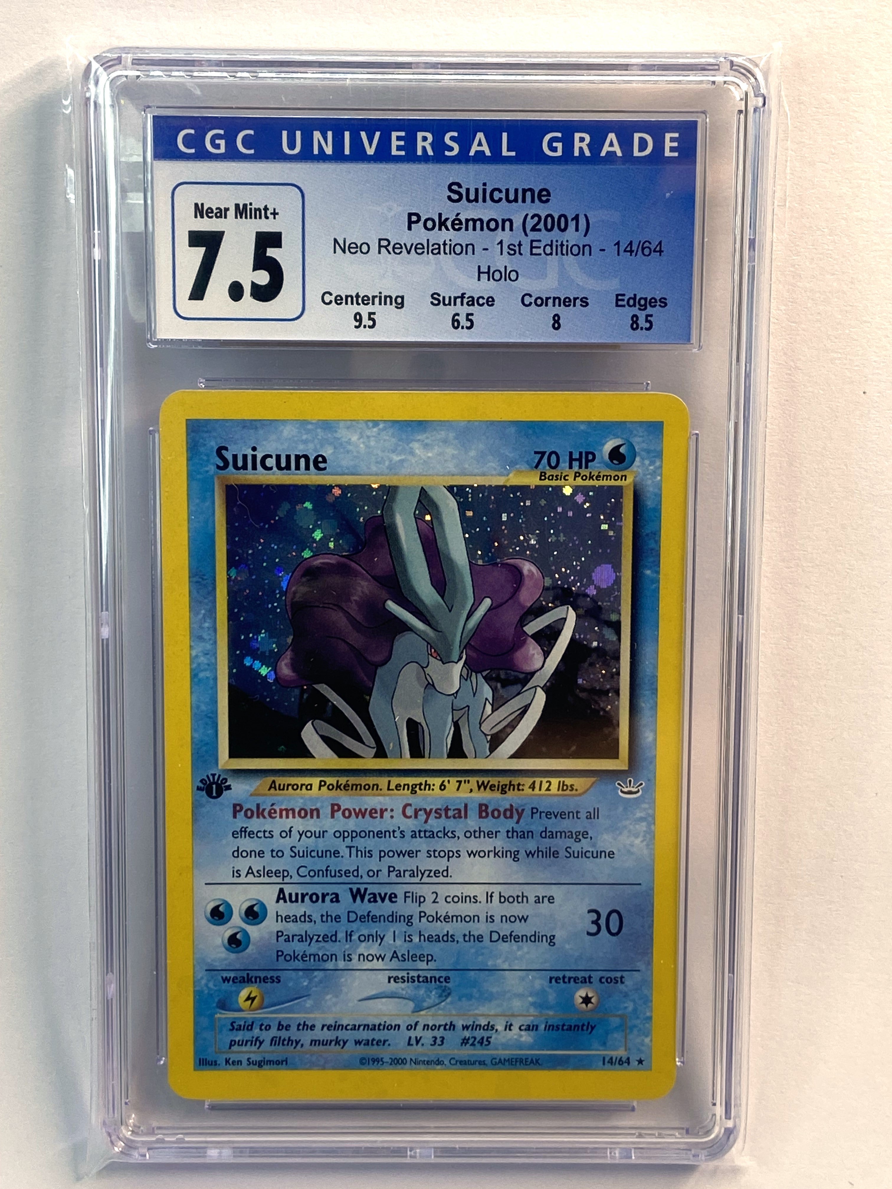 Neo Revelation Suicune Holo hotsell