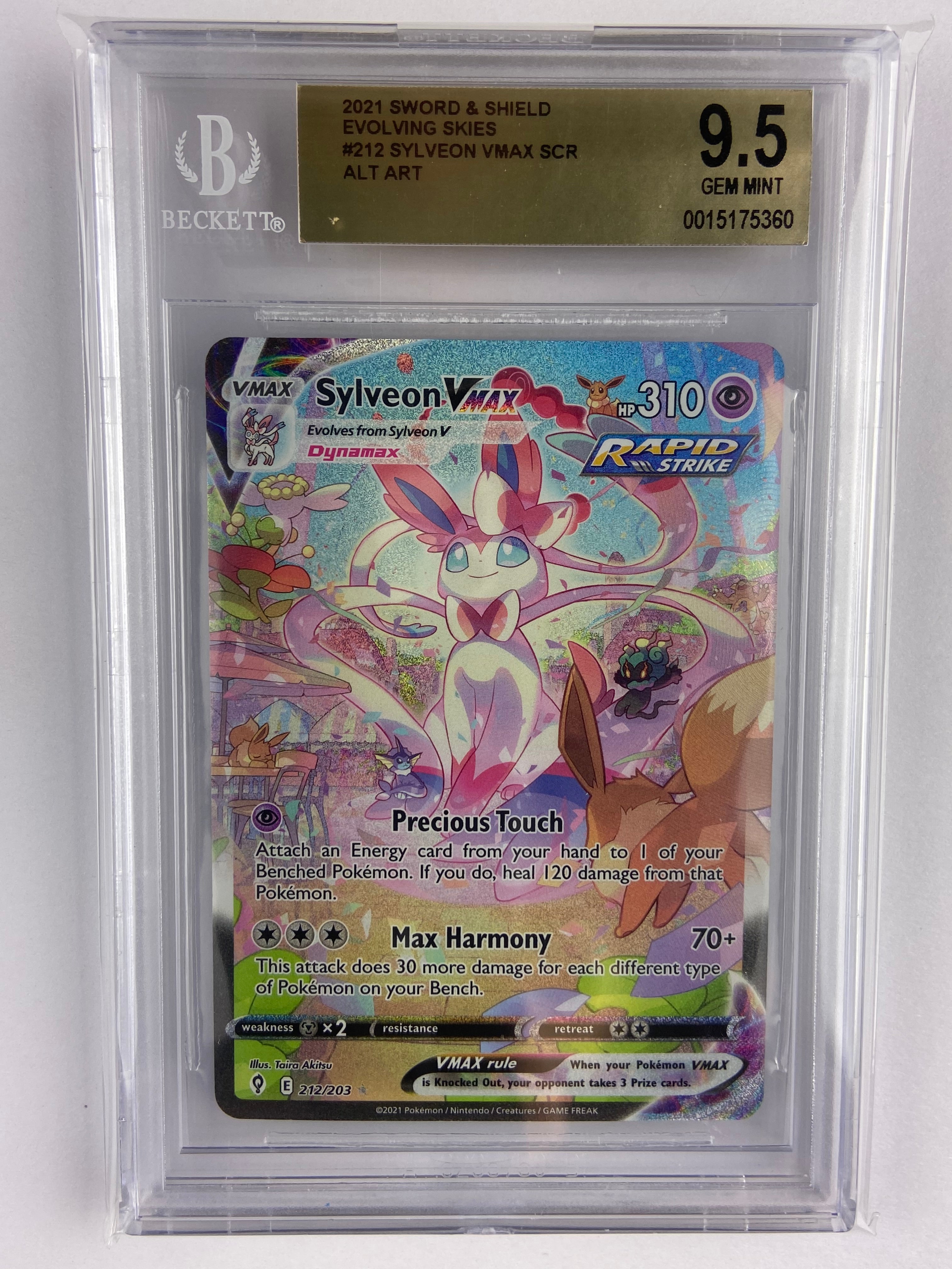 Sylveon-VMAX (212/203), Busca de Cards