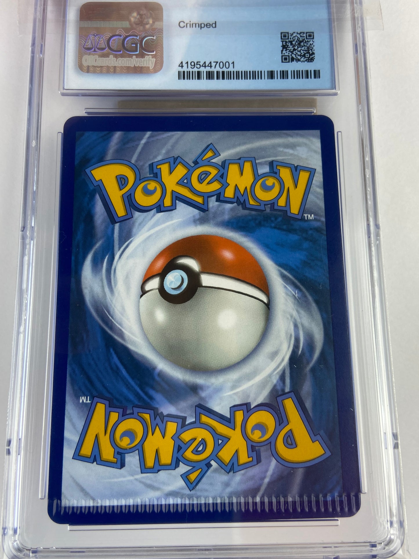 Mewtwo V Pokemon GO Promo SWSH229 CRIMPED ERROR CGC 8.5