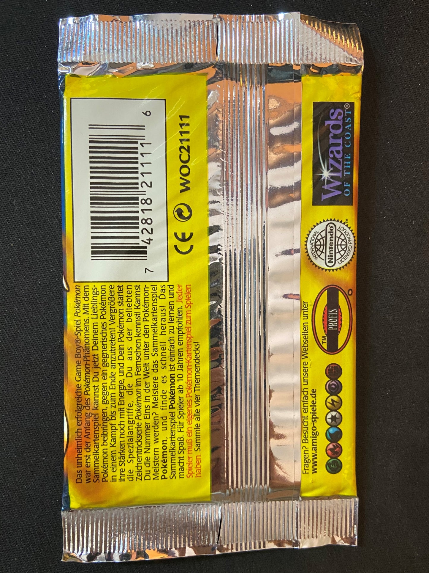 Pokemon TCG: GERMAN Base Set Unlimited Booster Pack (Charizard)