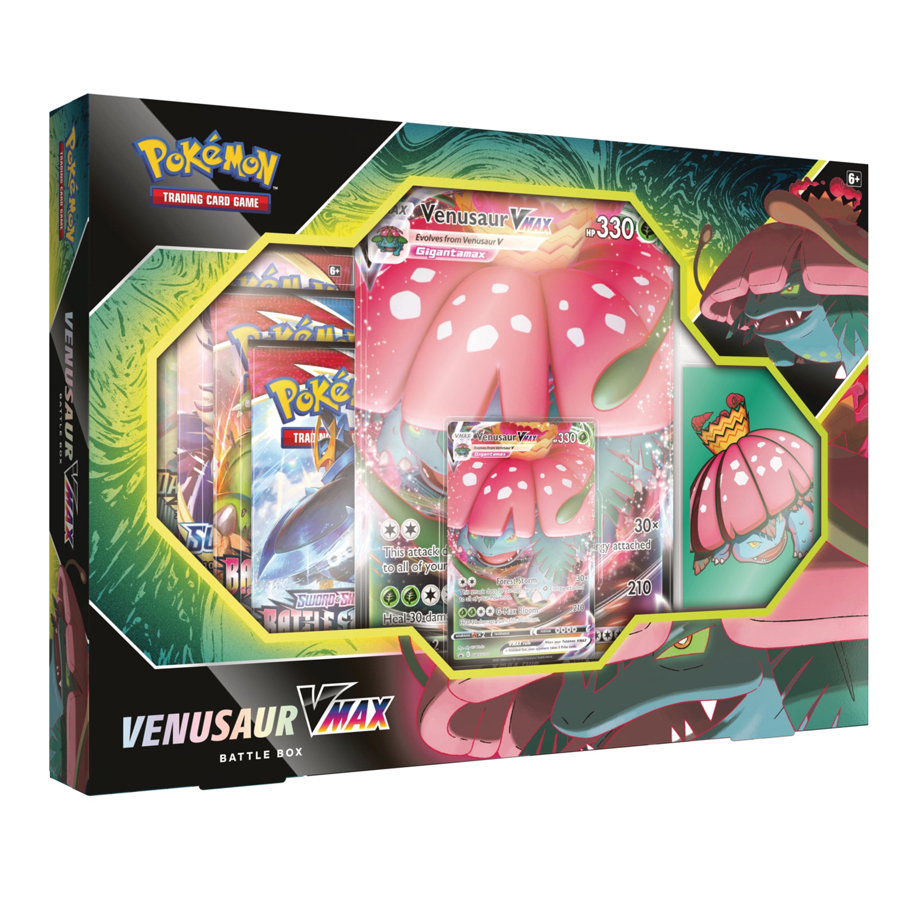 Pokemon TCG: Sword & Shield - Venusaur VMAX Battle Box TBC Games Pokemon TCG: Sword & Shield - Venusaur VMAX Battle Box TBC Games