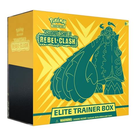Pokemon TCG: Sword & Shield - Rebel Clash Elite Trainer Box TBC Games Pokemon TCG: Sword & Shield - Rebel Clash Elite Trainer Box TBC Games