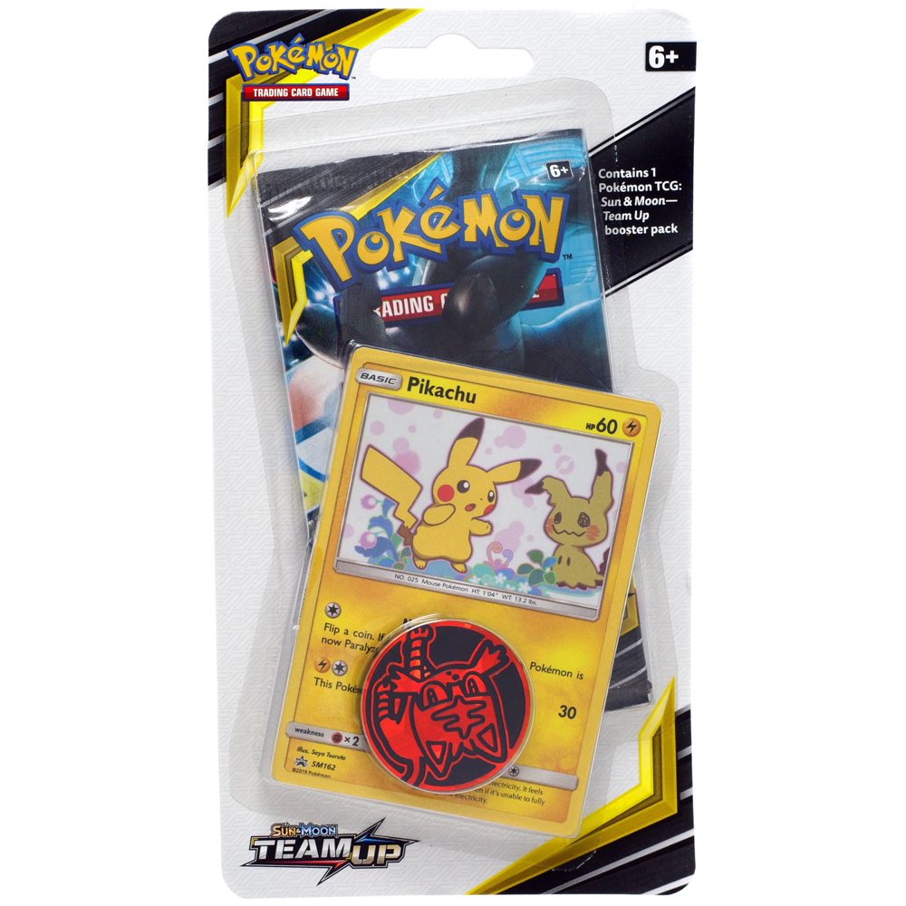 Pokemon TCG: Sun & Moon - Team Up Checklane 1 Pack Blister (Pikachu) TBC Games Pokemon TCG: Sun & Moon - Team Up Checklane 1 Pack Blister (Pikachu) TBC Games