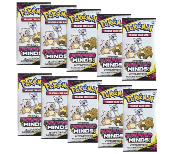 Pokemon TCG: Sun & Moon - Unified Minds Sampling Pack (10) TBC Games Pokemon TCG: Sun & Moon - Unified Minds Sampling Pack (10) TBC Games