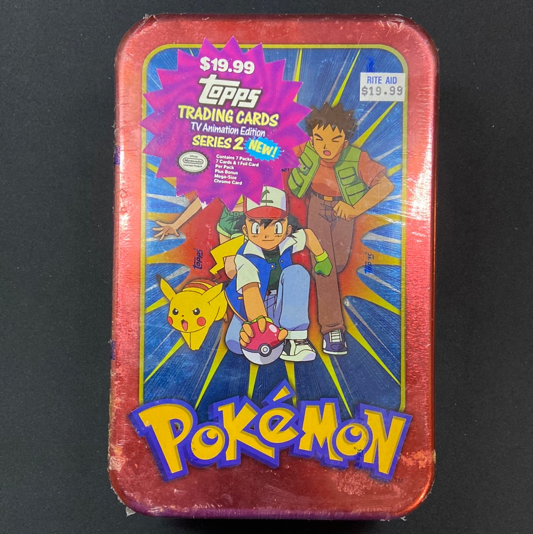 Pokemon TCG: Topps TV Animation Series 2 Tin (Ash & Friends) TBC Games Pokemon TCG: Topps TV Animation Series 2 Tin (Ash & Friends) TBC Games