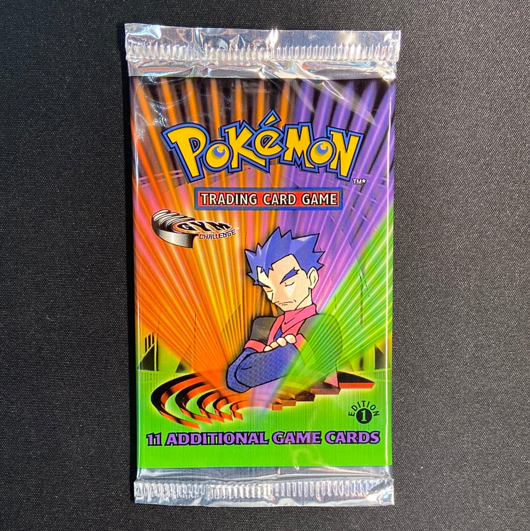 Pokemon TCG: Gym Challenge 1st Edition Booster Pack (Koga) TBC Games Pokemon TCG: Gym Challenge 1st Edition Booster Pack (Koga) TBC Games