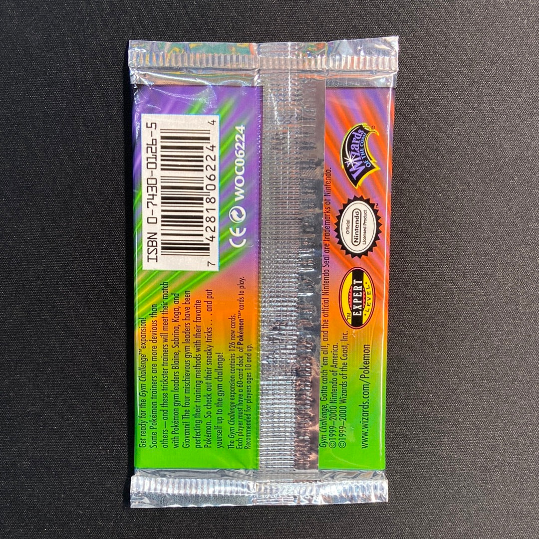 Pokemon TCG: Gym Challenge 1st Edition Booster Pack (Giovannni)