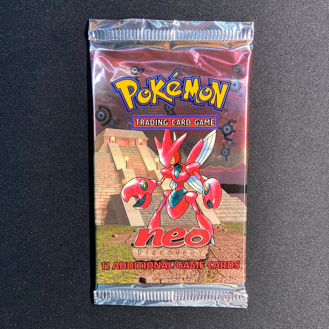 Pokemon TCG: Neo Discovery Unlimited Booster Pack (Scizor) Pokemon TCG: Neo Discovery Unlimited Booster Pack (Scizor)