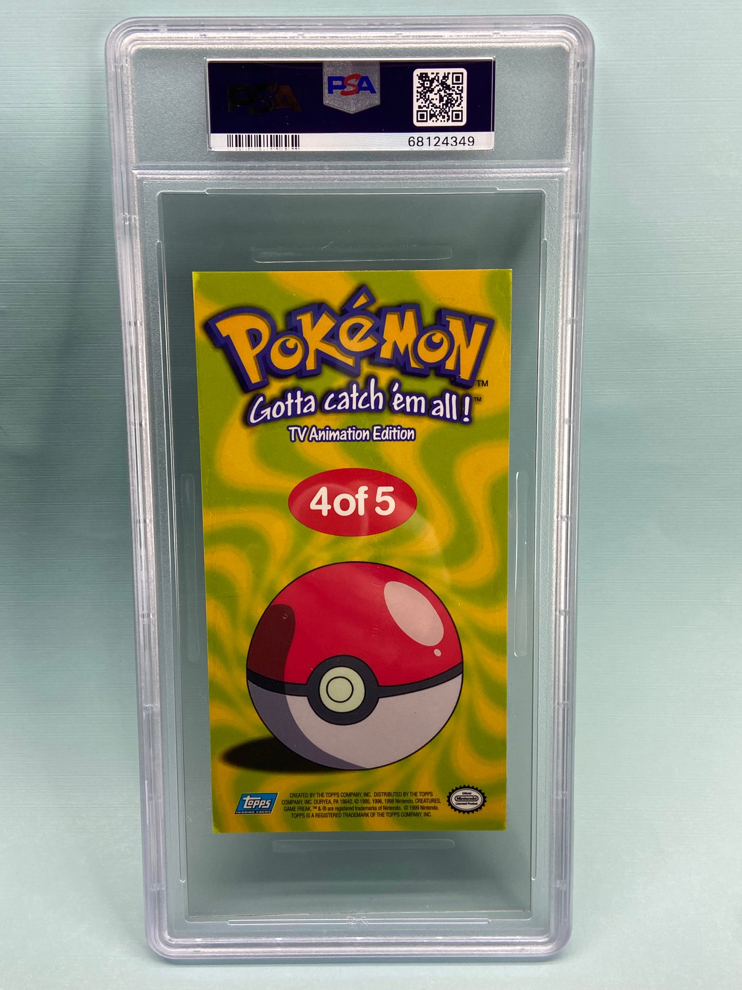 Charmander Jumbo Foil Topps Oversized Tin Topper 4 of 5 PSA 9
