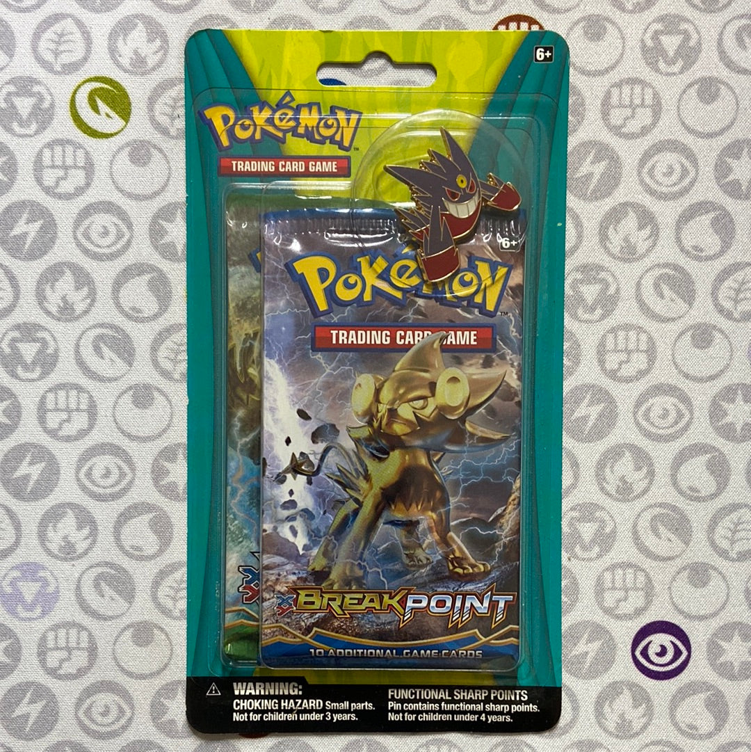 Pokemon TCG: X & Y - Breakpoint 2 Pack Pin Blister (Mega Gengar) TBC Games Pokemon TCG: X & Y - Breakpoint 2 Pack Pin Blister (Mega Gengar) TBC Games