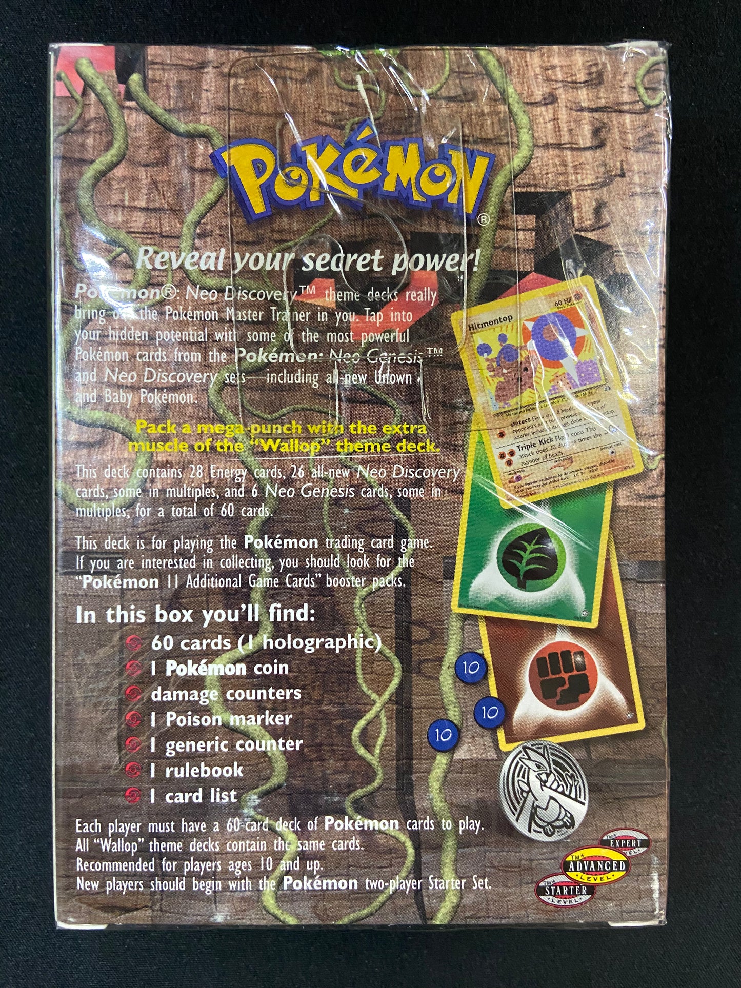 Pokemon TCG: Wallop Hitmontop Neo Discovery Theme Deck