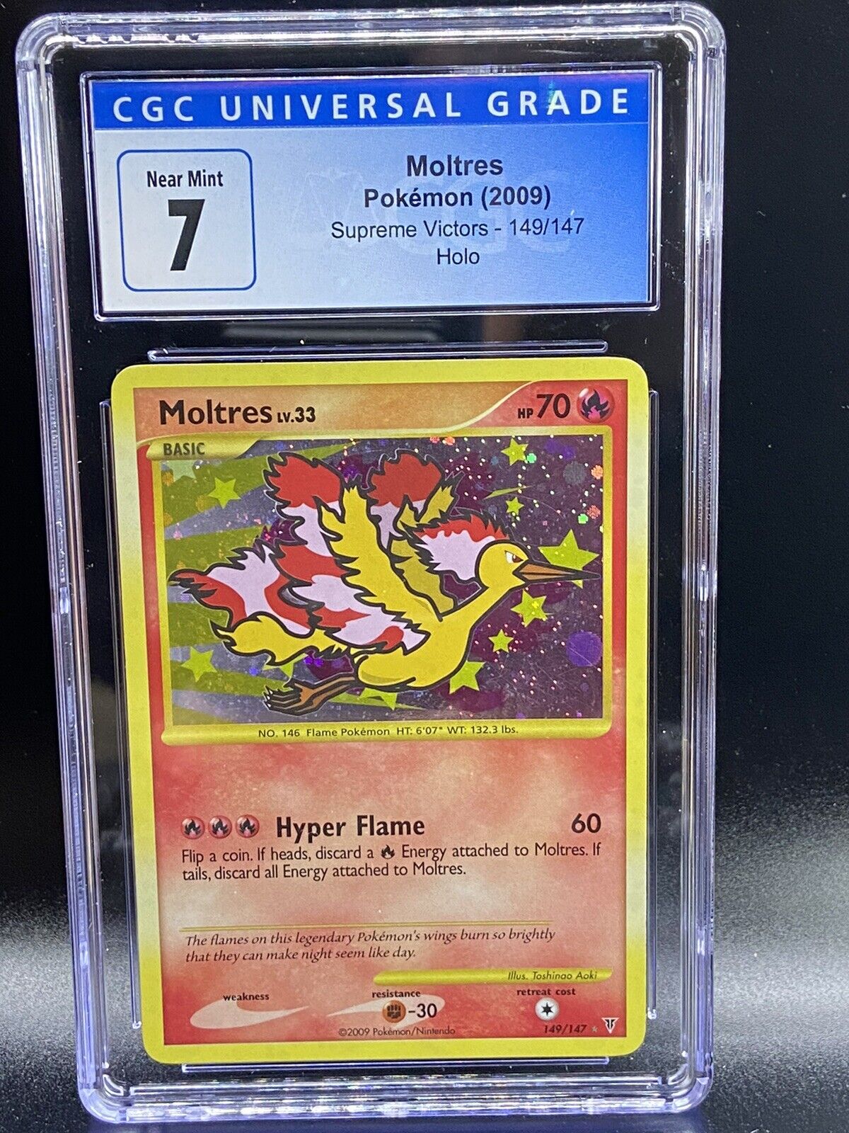 Moltres Supreme Victors Holo 149/147 CGC 7 TBC Games Moltres Supreme Victors Holo 149/147 CGC 7 TBC Games