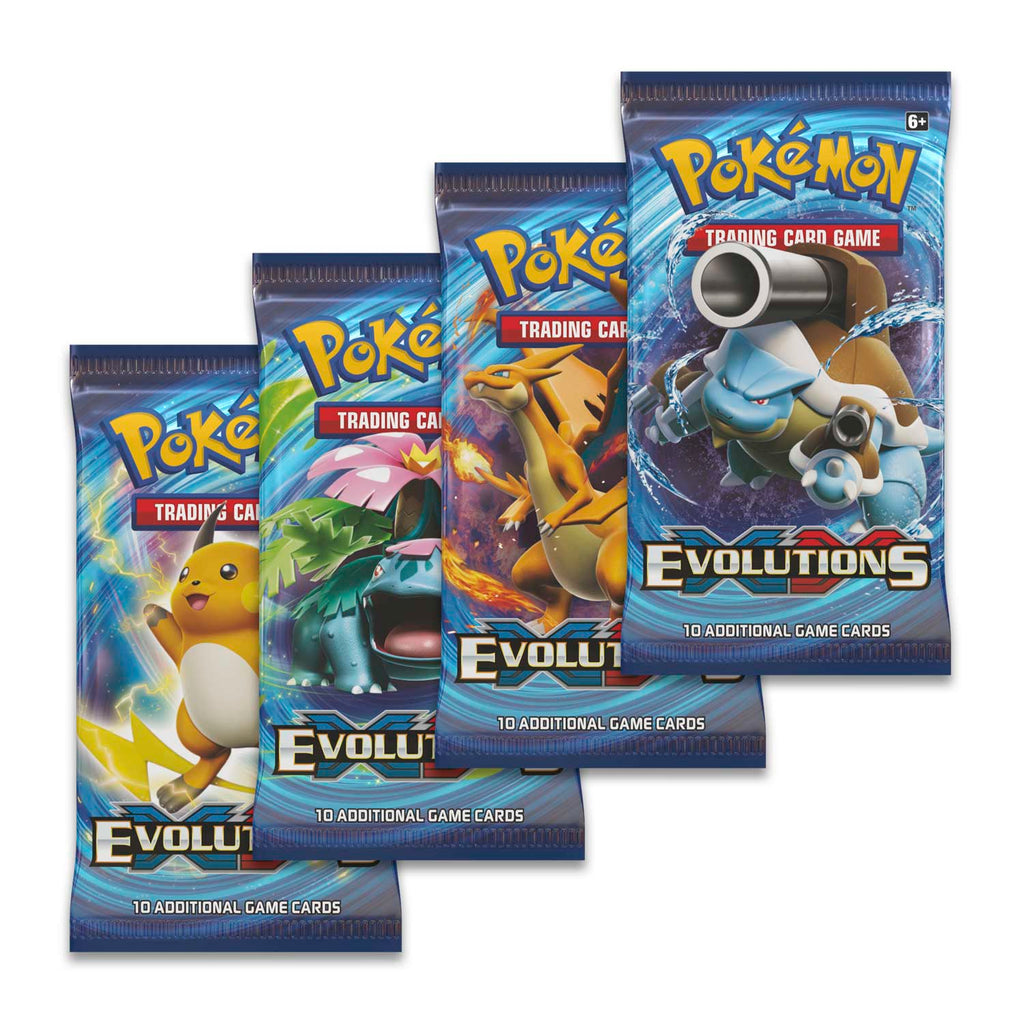 7 Pokemon XY Evolutions Booster Pack Opening 