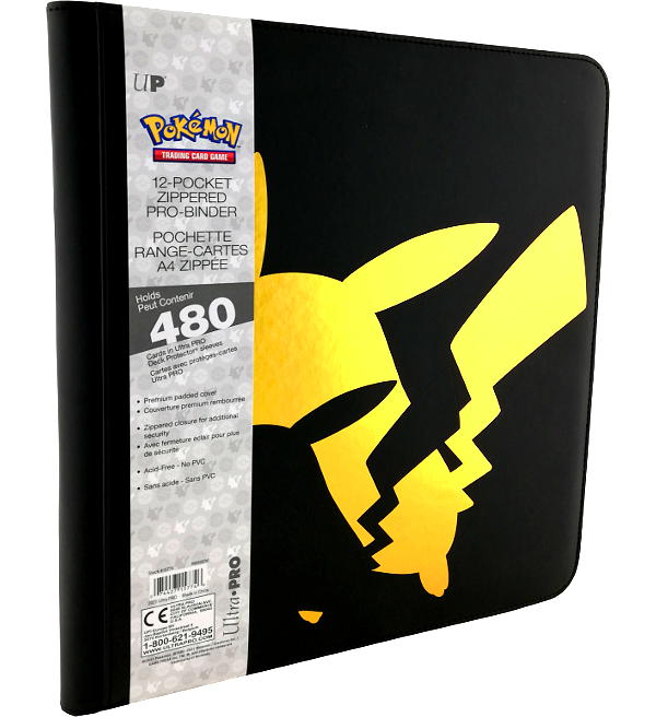 Ultra Pro: 12-Pocket Zippered PRO-Binder Elite Series Pokemon (Pikachu) Ultra Pro: 12-Pocket Zippered PRO-Binder Elite Series Pokemon (Pikachu)