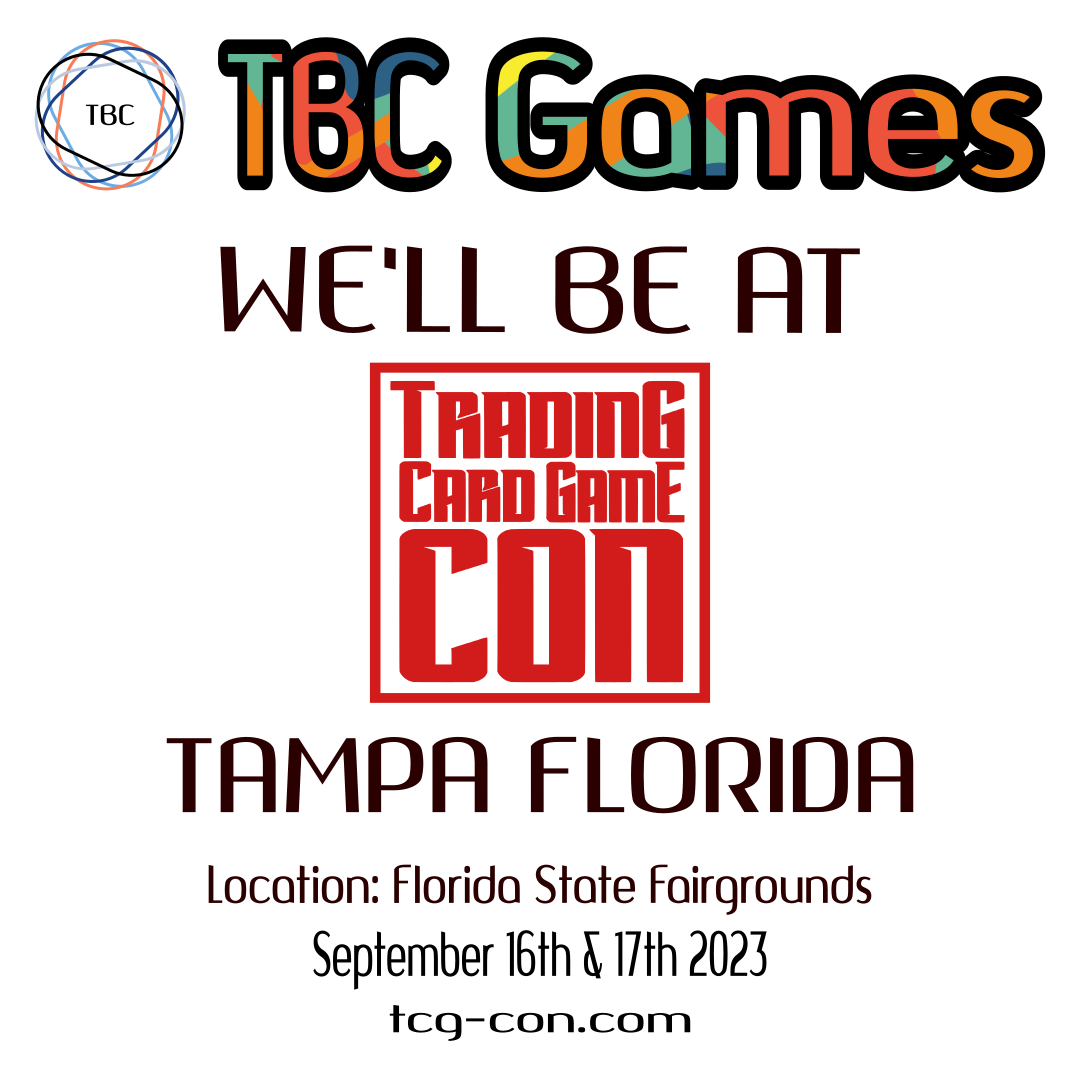 [Event] We'll be at TCG Con in Tampa Florida on September 16th & 17th