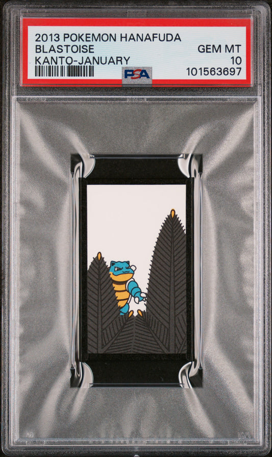 Blastoise 2013 Hanafuda Kanto January Japanese PSA 10