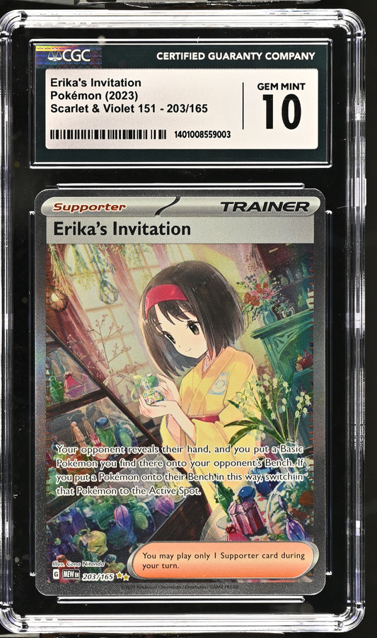 Erika's Invitation 151 203/165 Special Illustration Rare CGC 10