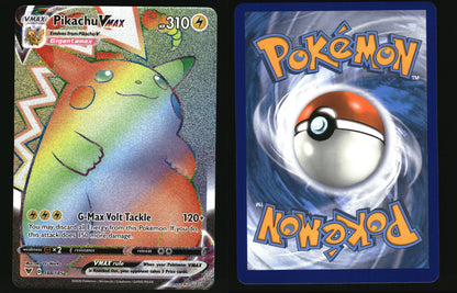rainbow rare pikachu card VMAX #188 Prices | Pokemon Vivid Voltage Weakness Fighting 2 Resistance None None Retreat Cost Games | Rainbow Pikachu Gold