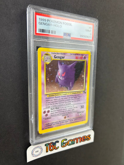 Gengar Fossil Unlimited Holo 5/62 PSA 9