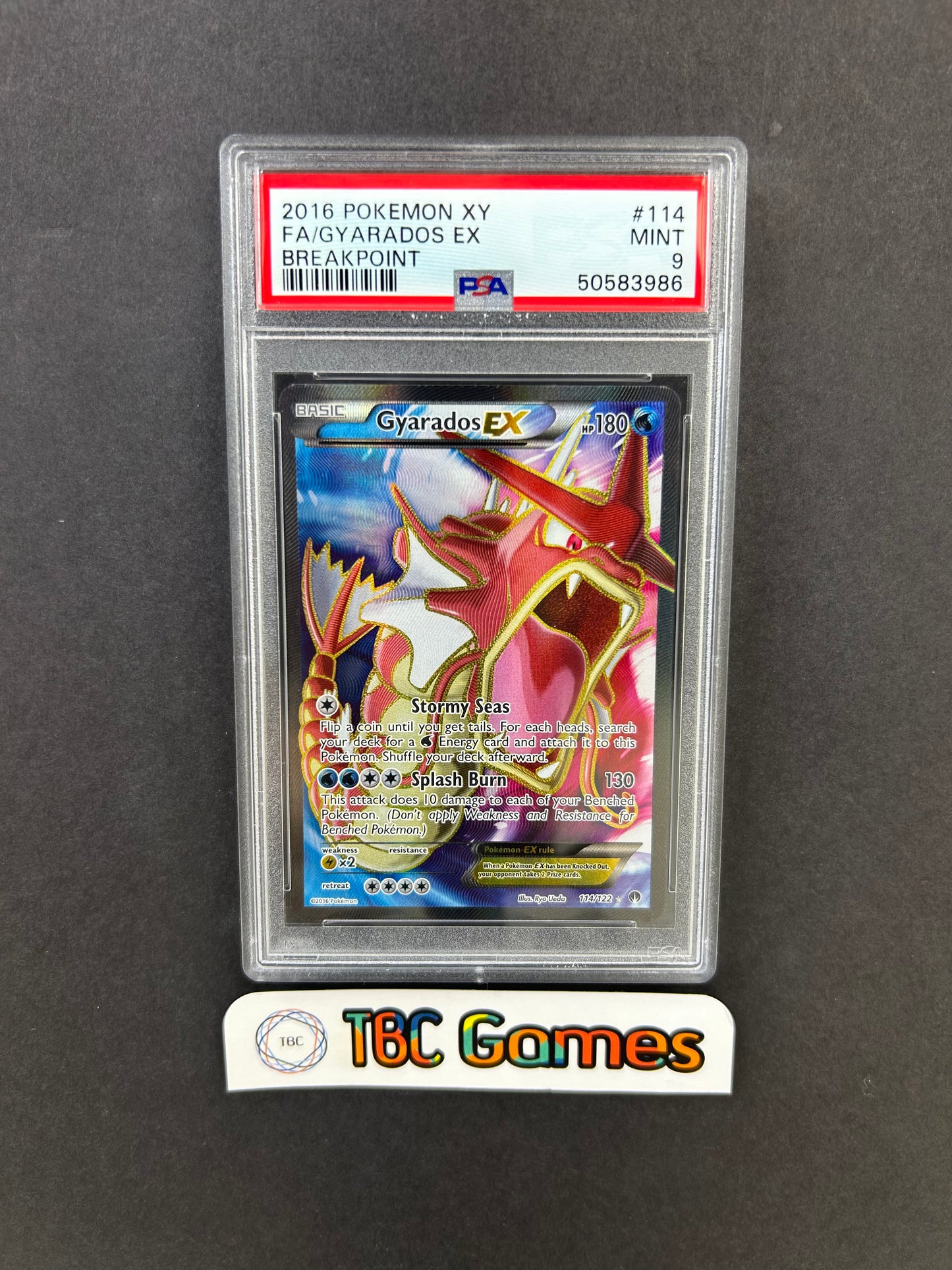 Gyarados EX Breakpoint 114/122 PSA 9