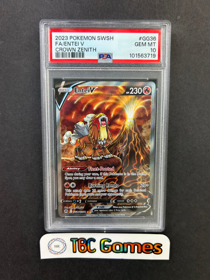 Entei V Crown Zenith GG36/GG70 PSA 10