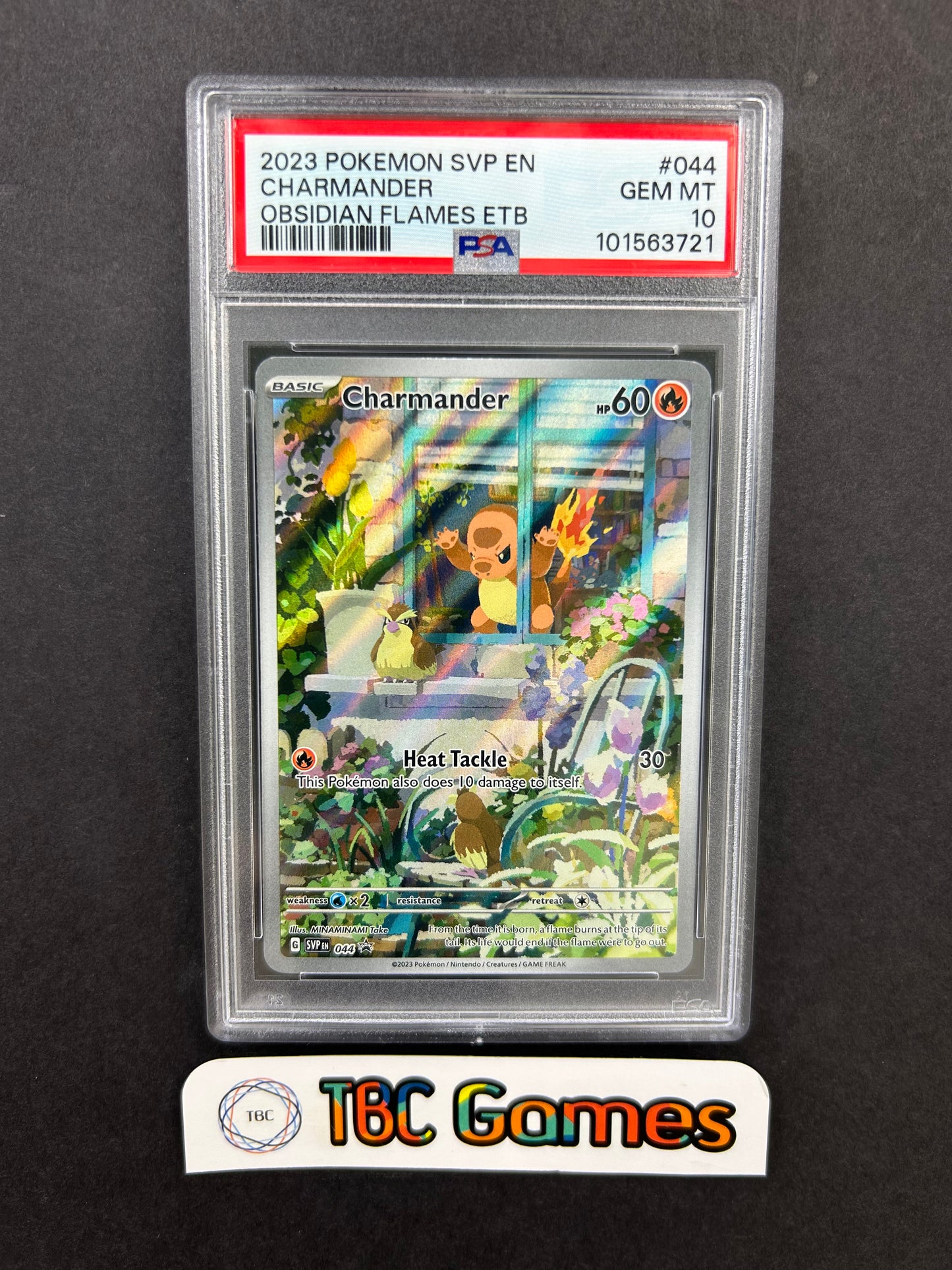 Charmander Obsidian Flames ETB SVP 044 PSA 10