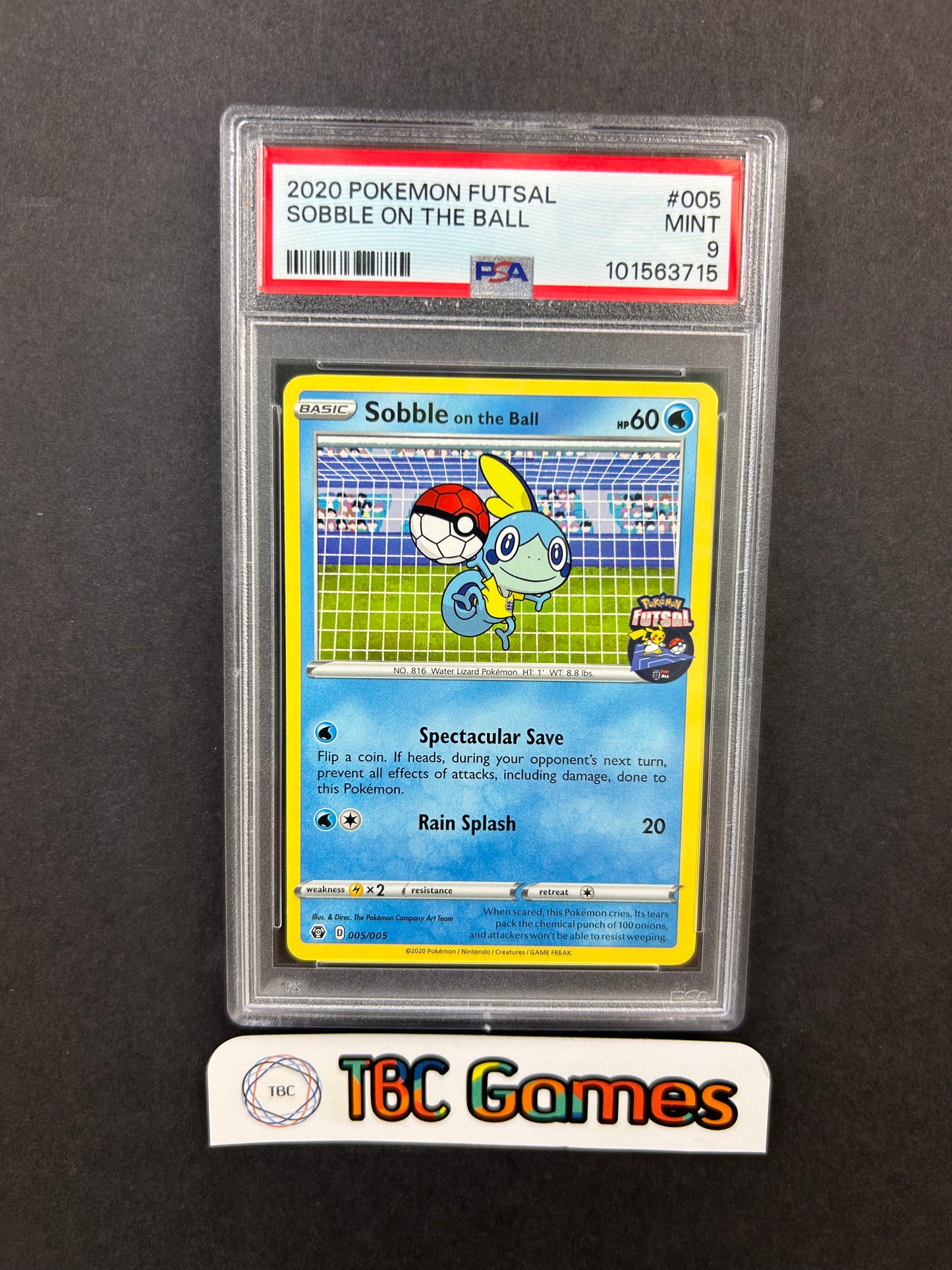 Sobble on the Ball Futsal 005/005 PSA 9