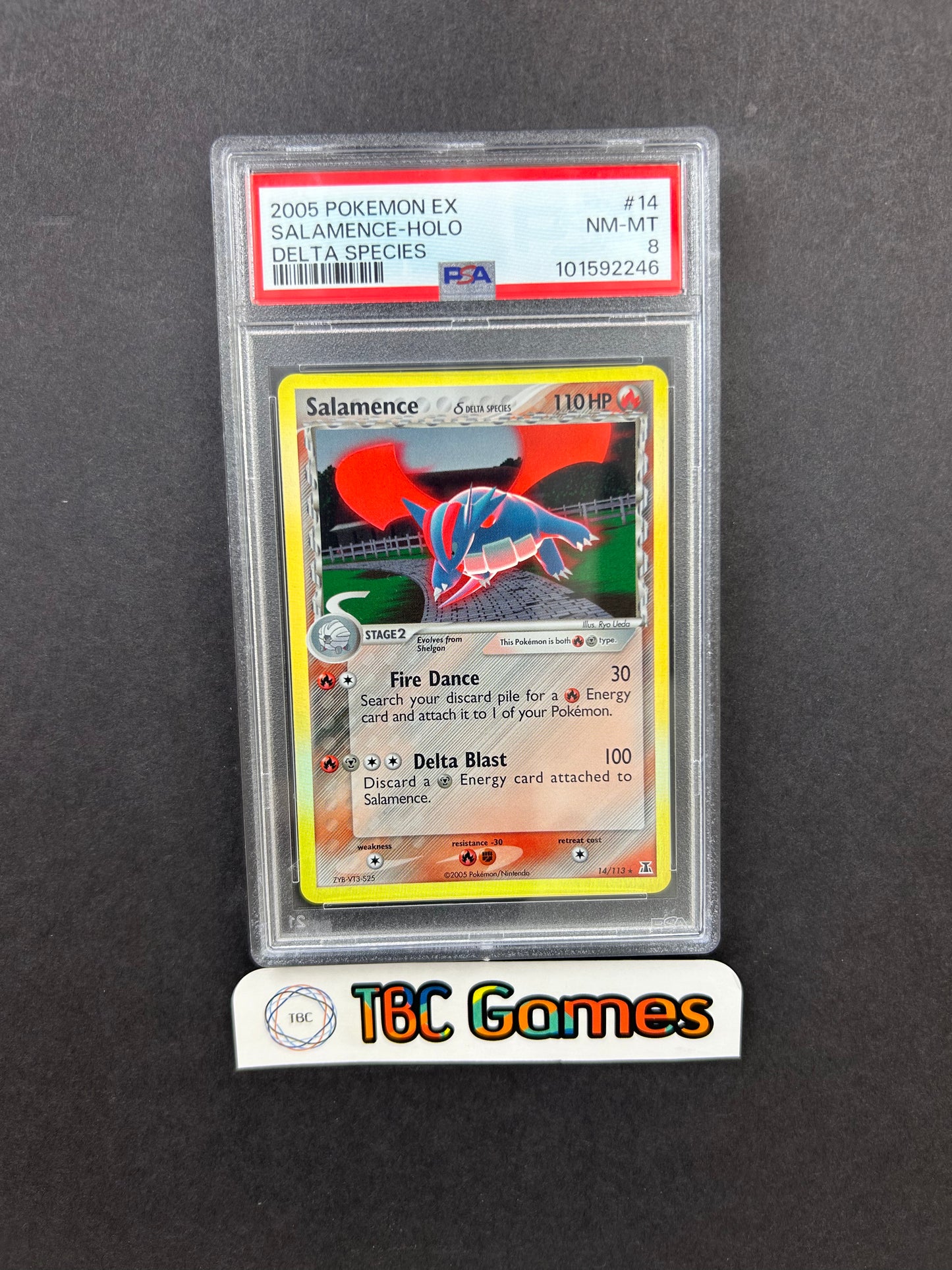 Salamence Delta Species Holo 14/113 PSA 8