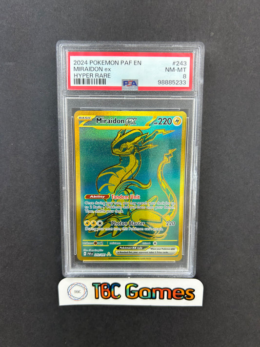 Miraidon ex Paldean Fates 243/091 PSA 8