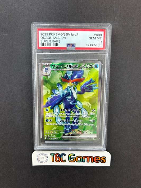 Quaquaval ex Scarlet ex Triplet Beat sv1a 088/073 Japanese PSA 10