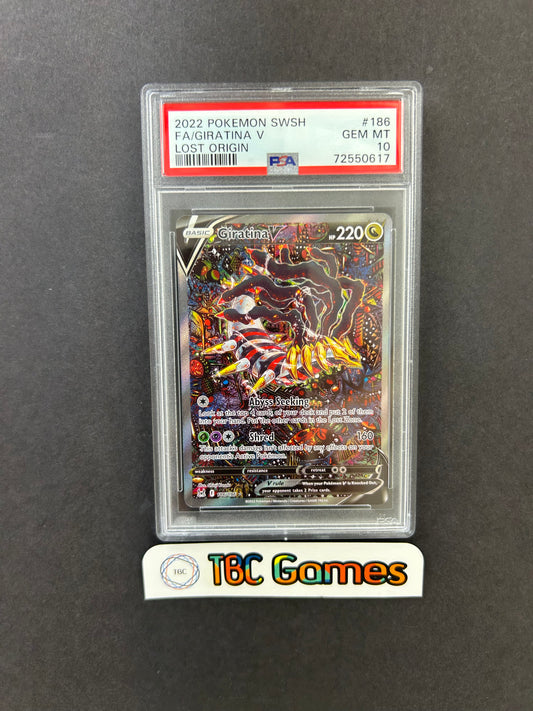 Giratina V Lost Origin Alt Art 186/196 PSA 10