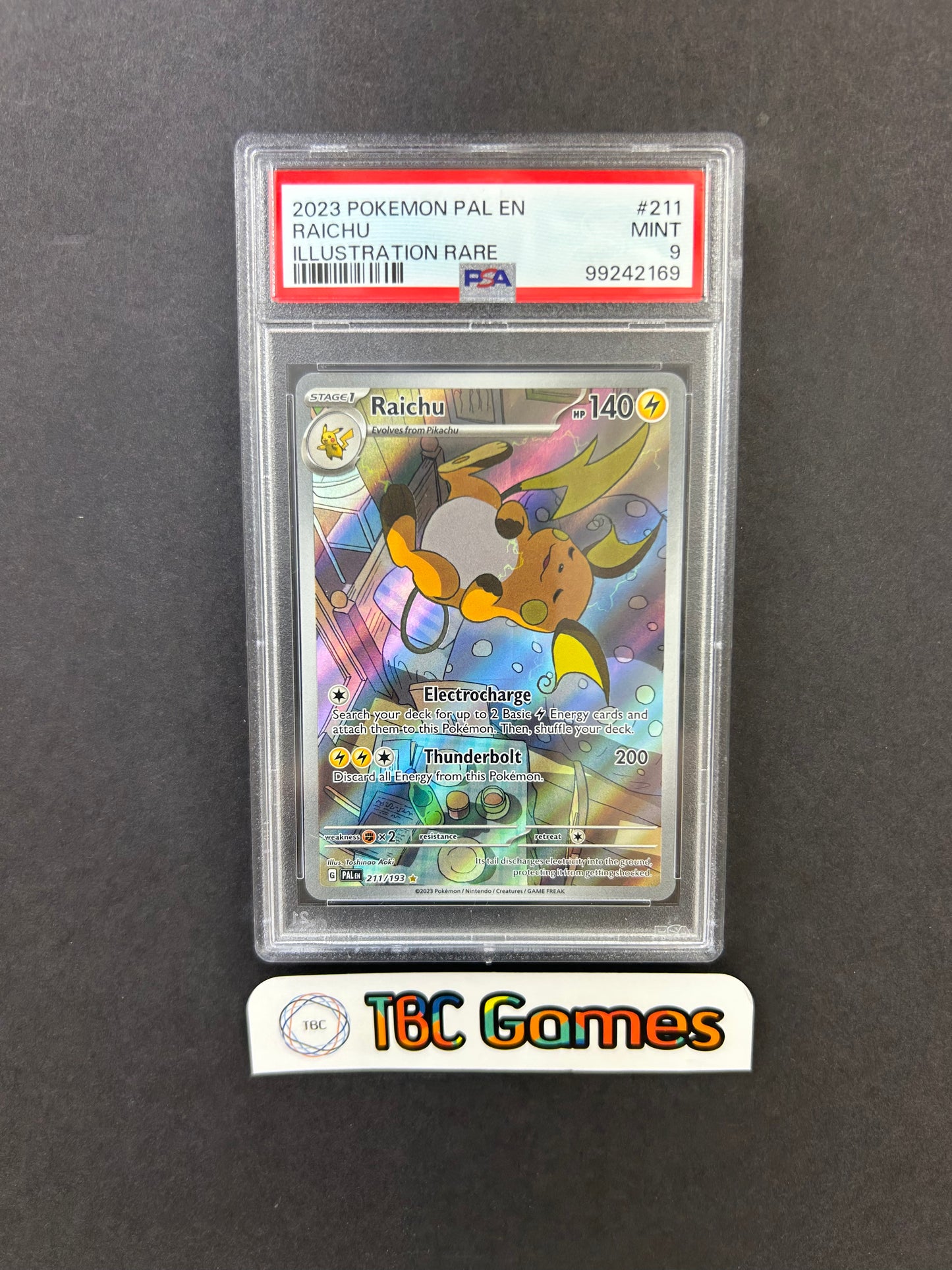 Raichu Paldea Evolved 211/193 PSA 9