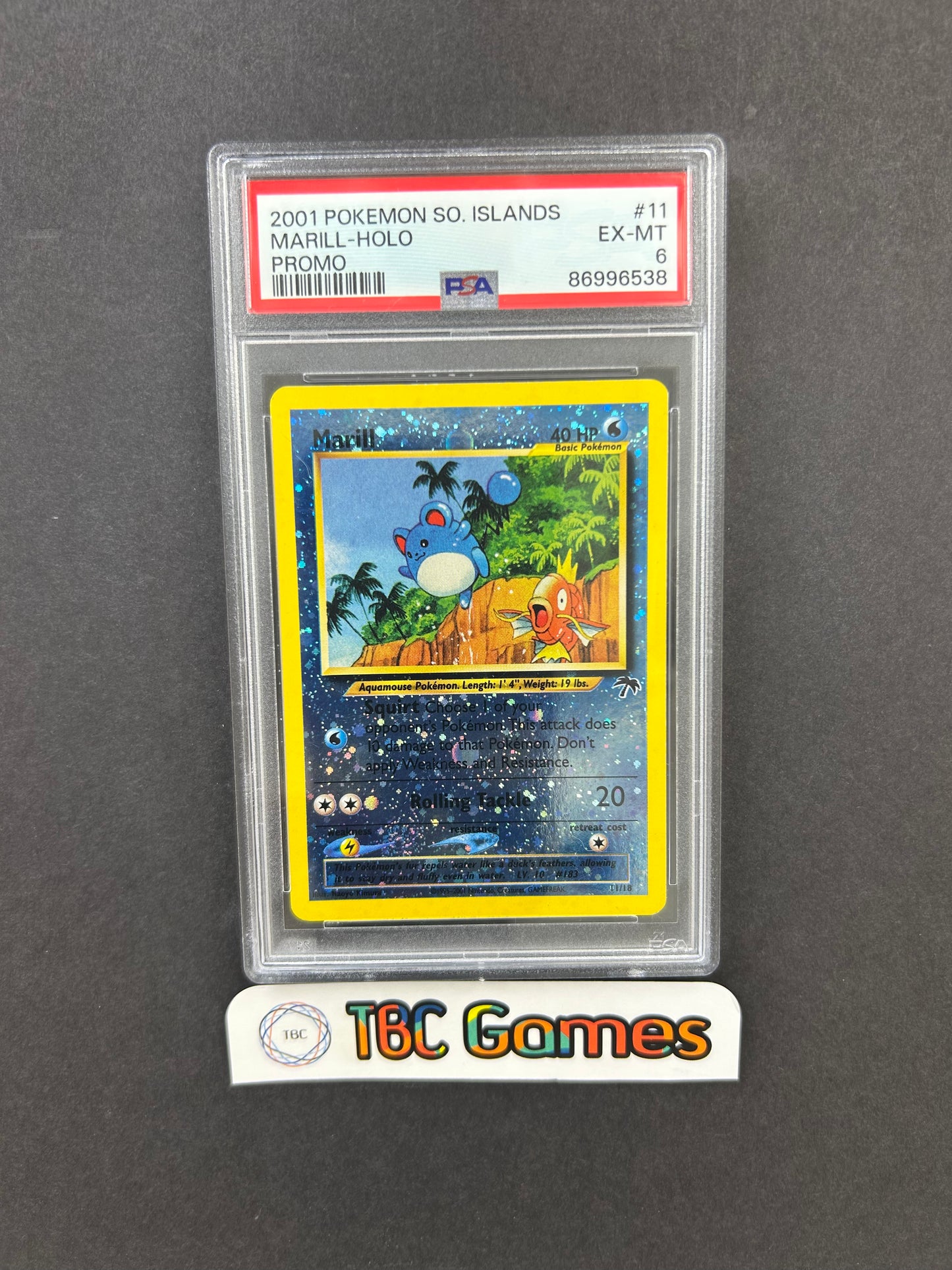 Marill Southern Islands 11/18 PSA 6