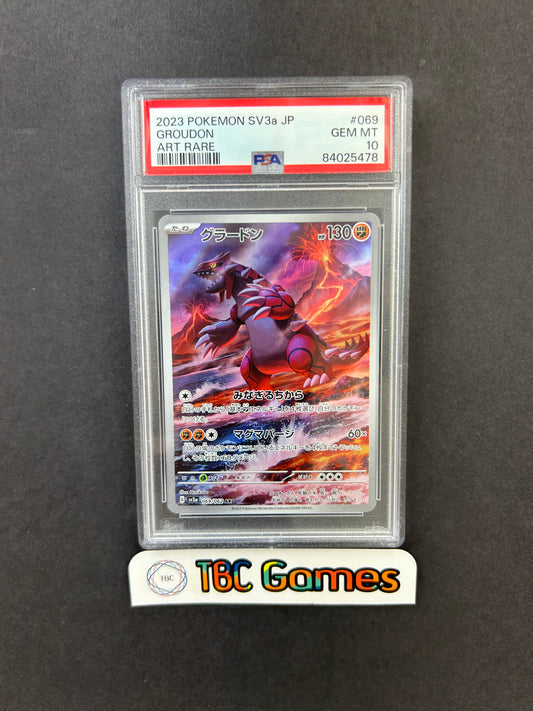 Groudon sv3a 069/062 Japanese PSA 10