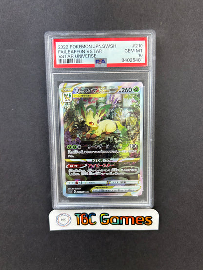 Leafeon VSTAR Universe s12a 210/172 Japanese PSA 10