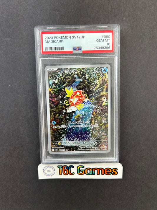 Magikarp Triplet Beat sv1a 080/073 Japanese PSA 10