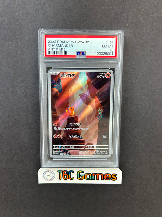 Charmander 151 sv2a 168/165 Japanese PSA 10