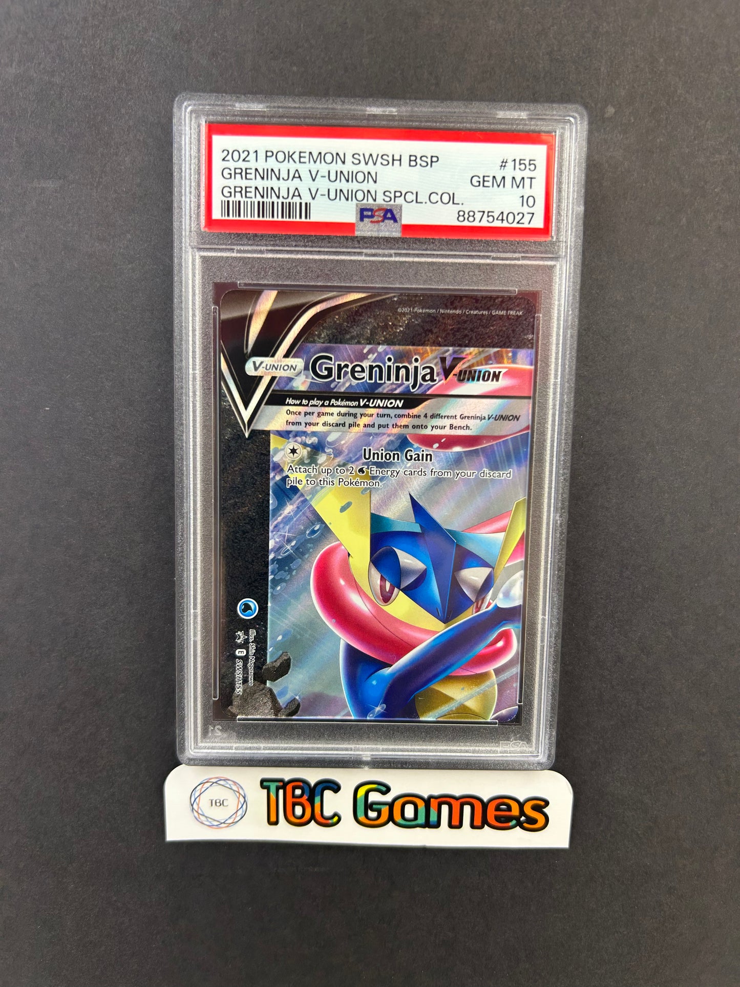 Greninja V-UNION Sequential Set SWSH155 #156 #157 #158 PSA 10 & 9